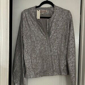 Dolan Silver Sequin Jacket